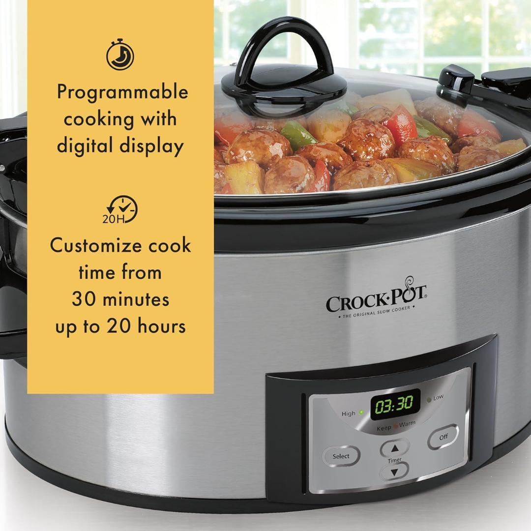 Crock-Pot 6クォート Cook & Carryスロークッカー