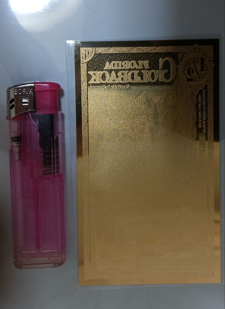 とらばーと１５枚セット☆☆フロリダ純金(１５.５mg)地域ノート1/2☆☆