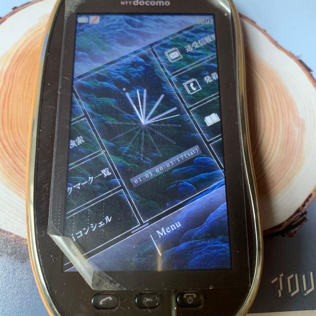 【ほぼ未使用品】　限定生産品　docomo TOUCH WOOD SH-08C