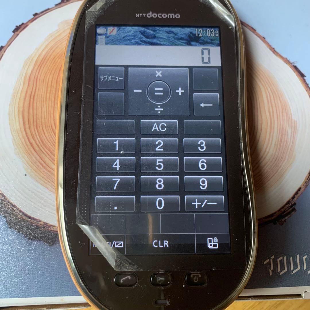 【ほぼ未使用品】　限定生産品　docomo TOUCH WOOD SH-08C