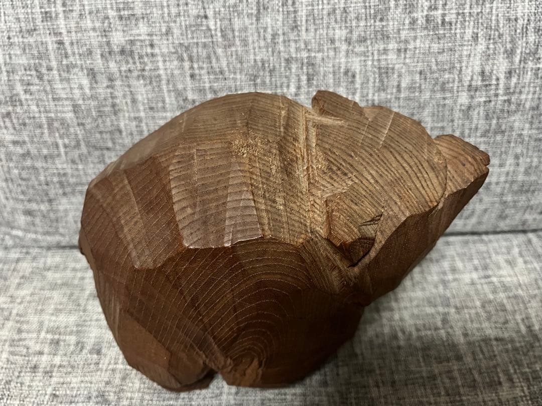 八雲　柴崎重行　彫刻熊　志　木彫り