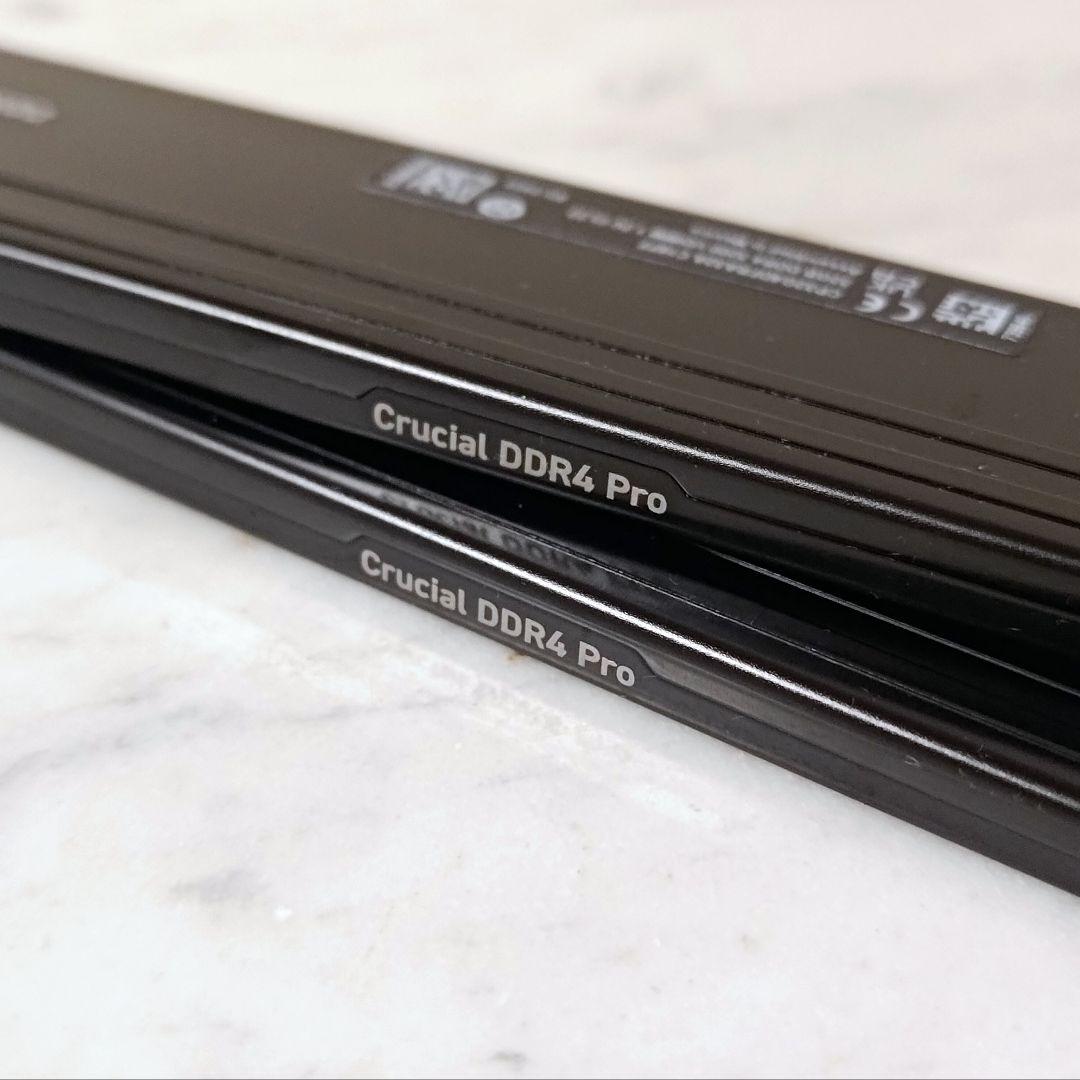 【Crucial DDR4 Pro】DDR4-3200 64GB セット