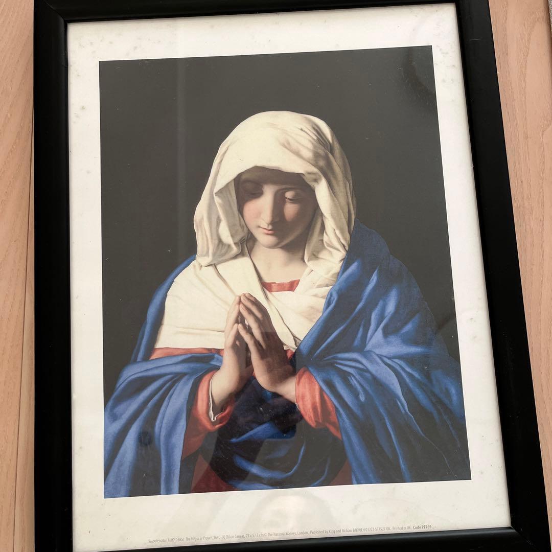 サッソフェラートの祈りの乙女(1640-50) プリント