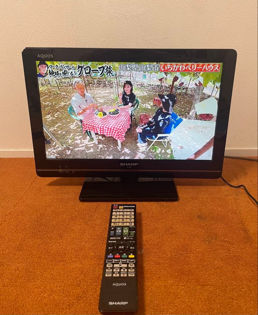 晴天　プロフ必須  SHARP 液晶テレビ 19V型 LC-19K5
