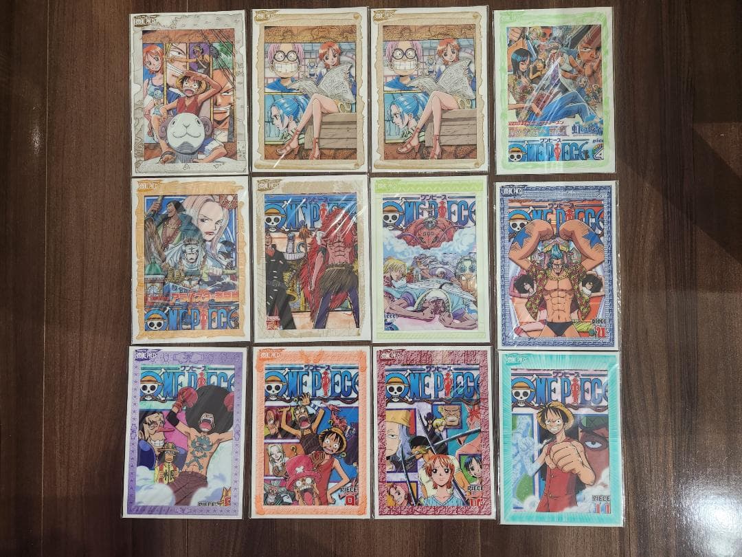 ワンピース DVD 特典 クリアカード 11種 12枚セット