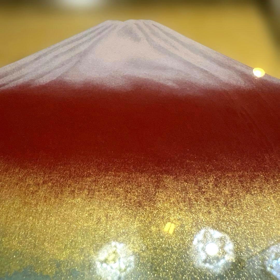 【赤富士★前本利彦】日本画 成川美術館 ☆赤富士☆縁起の良い☆厄除け☆商売繁盛