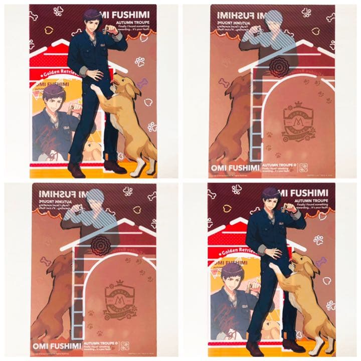 新品★A3！★秋組【伏見臣】クリアファイル＆ブロマイド★一番くじ★2点セット