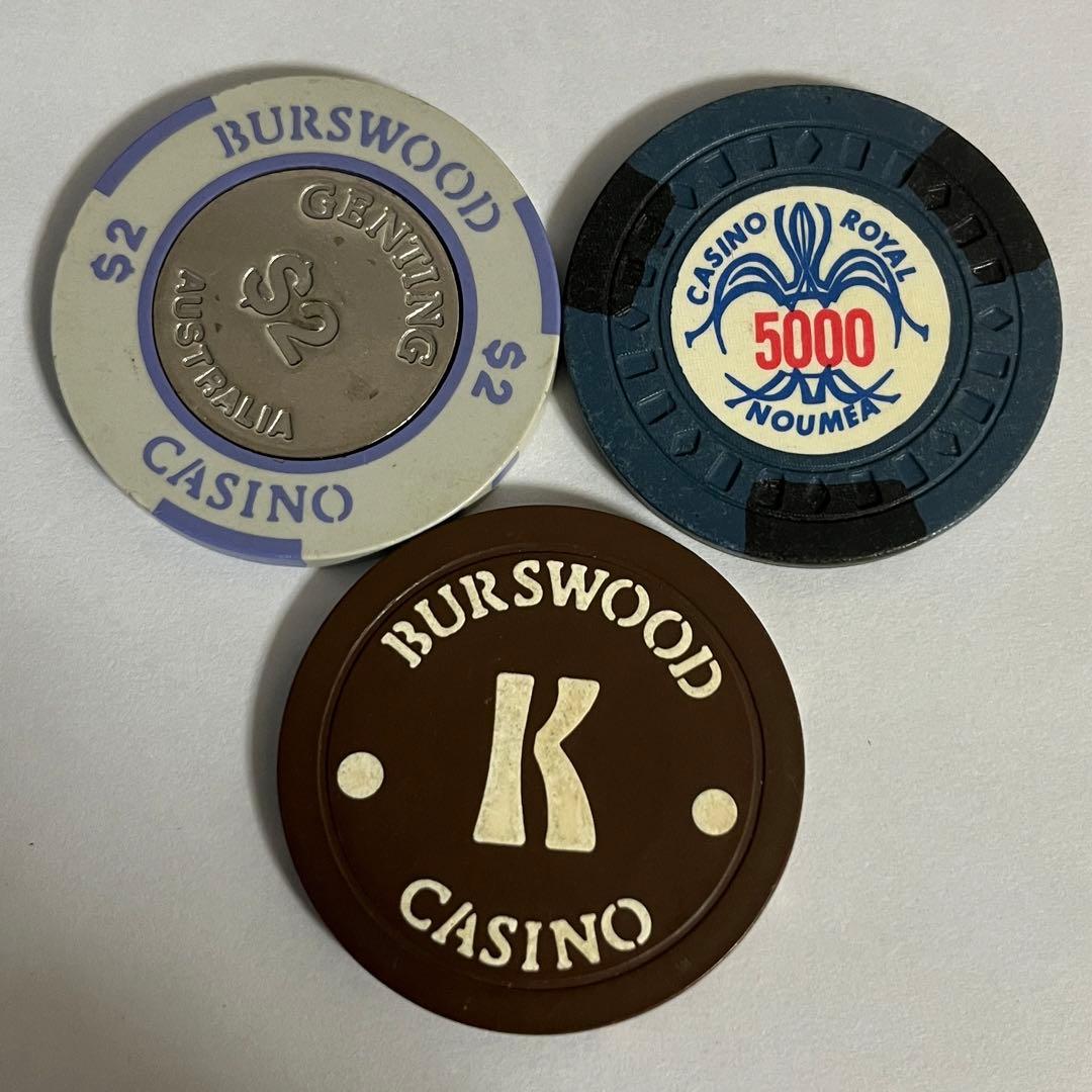 80's BURSWOOD CASINO メダル3点
