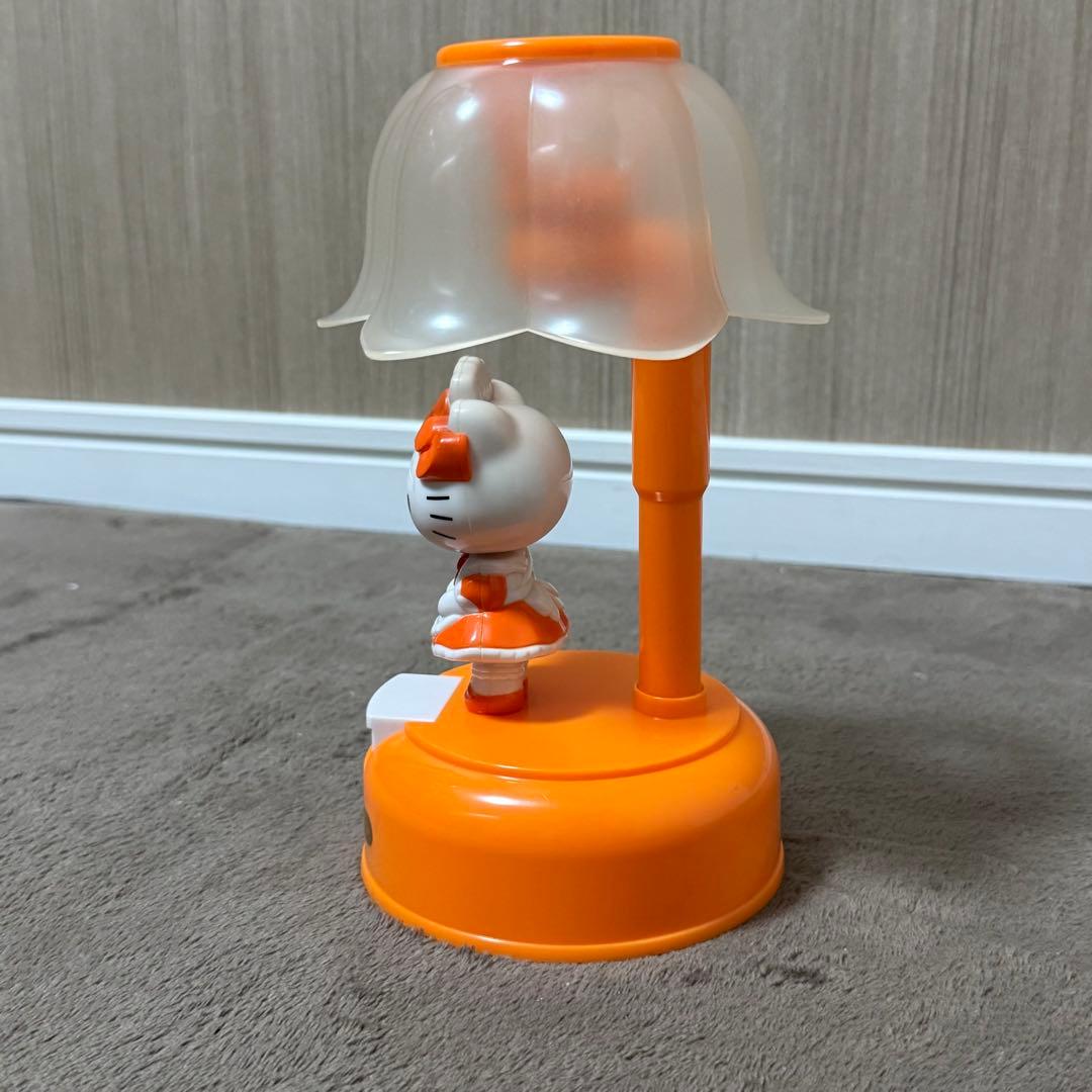 【希少】サンリオ レトロ キティ メイド おじぎアクションライト オレンジ