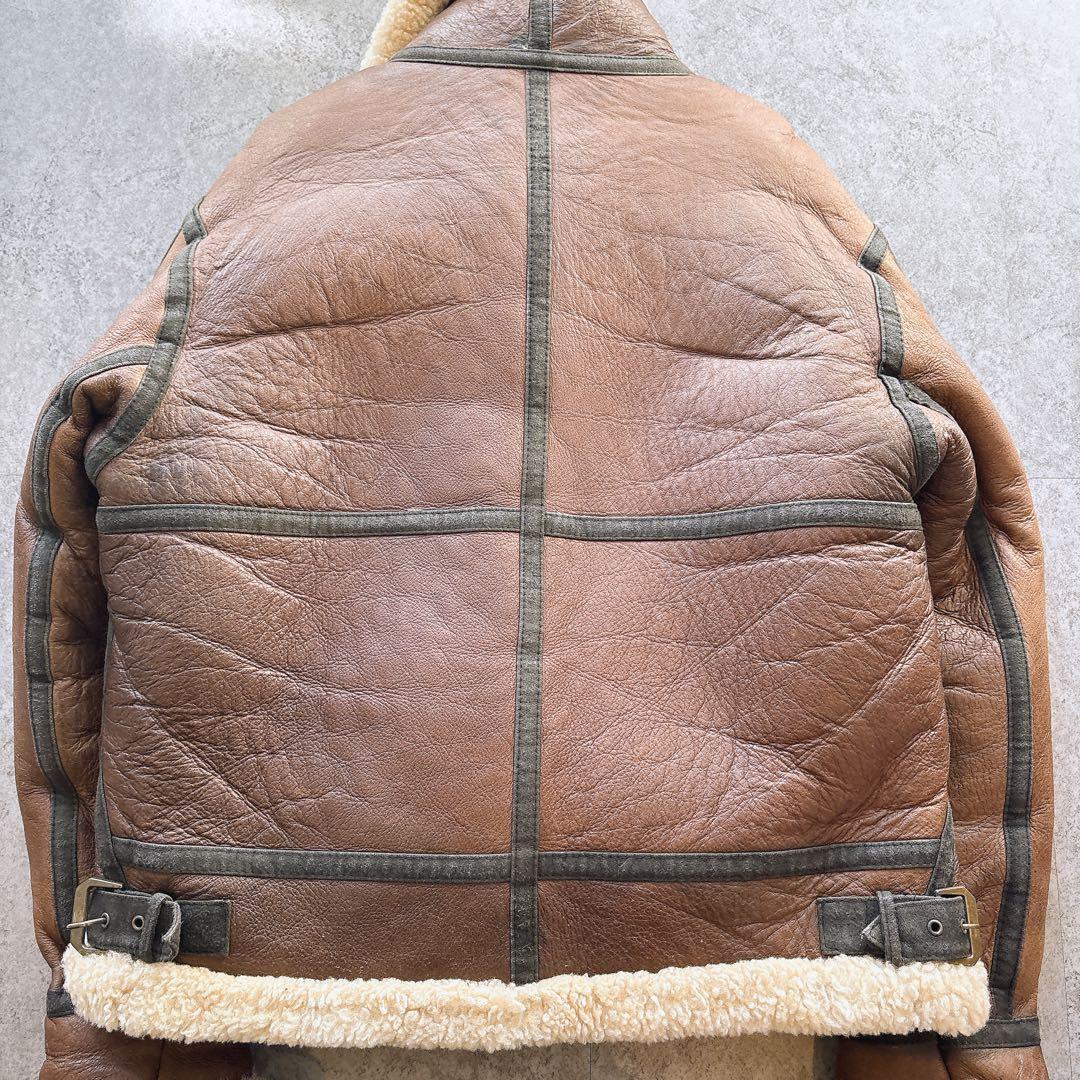 【美品】TYPE B-3 ムートン フライトジャケット 羊革 ボア