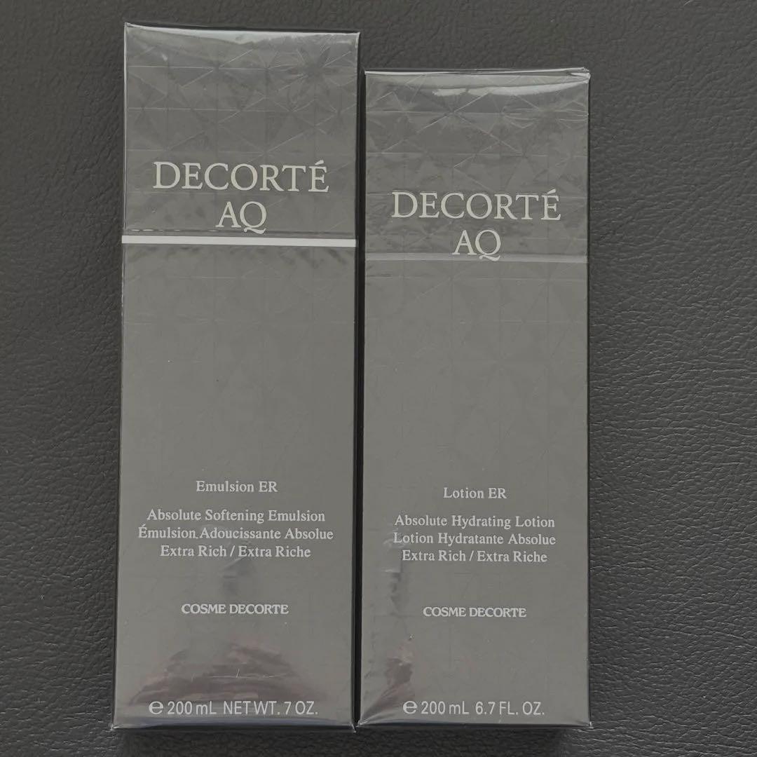 【新品】コスメデコルテ　AQ 化粧水・乳液　ER(エクストラリッチ) 2点セット