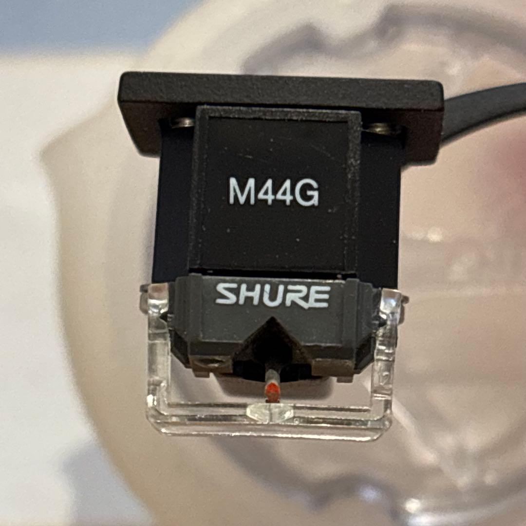 SHURE M44Gレコードカートリッジ　純正針、テクニクスシェル付き
