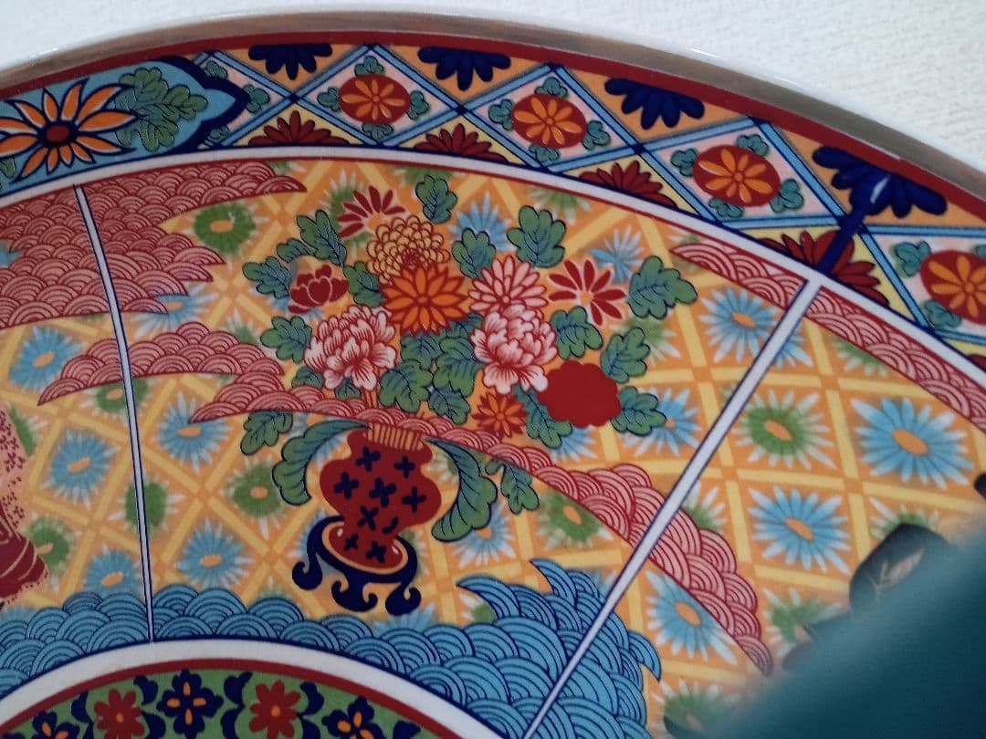 ◆昭和レトロ◆ オランダ舟 13号 42cm 大皿 飾り皿