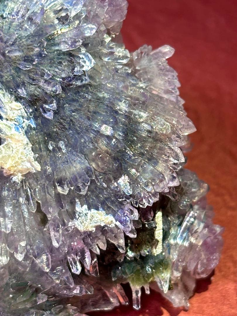 【希少】フラワーアメジスト 菊の華(ブラジル産) 原石 アメジスト