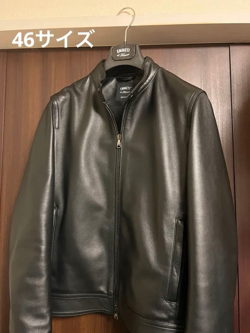 【BEAMS別注】EMMETI JURI シングルライダースジャケット