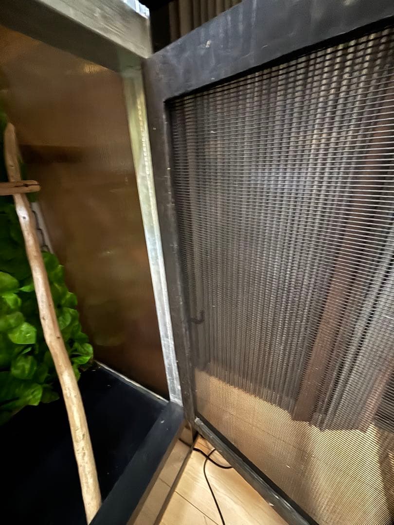 大型爬虫類　中古自作飼育ケージ　運搬可能エリア有り