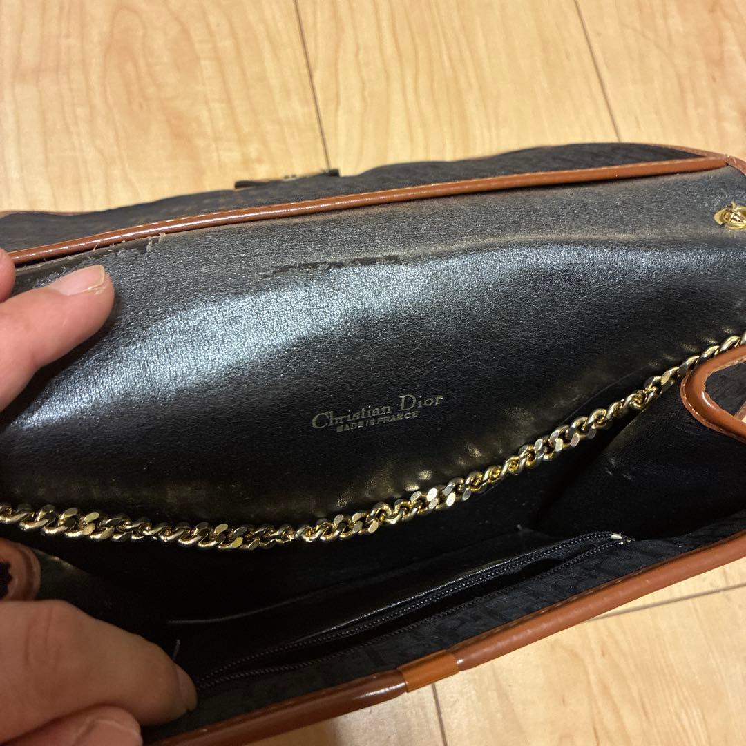 値下げ！Dior ディオール　ショルダーバッグ 黒 キャンバス