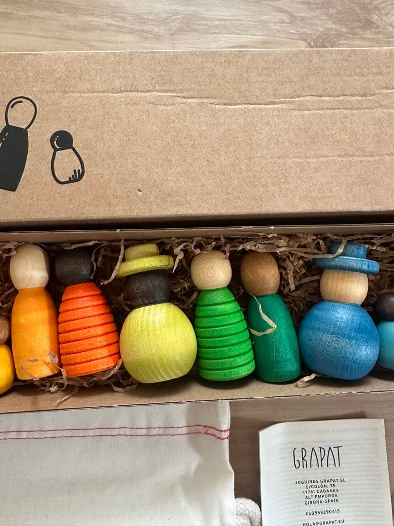 Grapat グラパット 知育玩具 木製人形セット　トゥギャザー