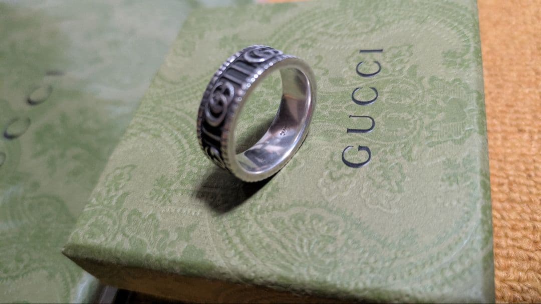 GUCCI シルバー マーモントリング 刻印24号