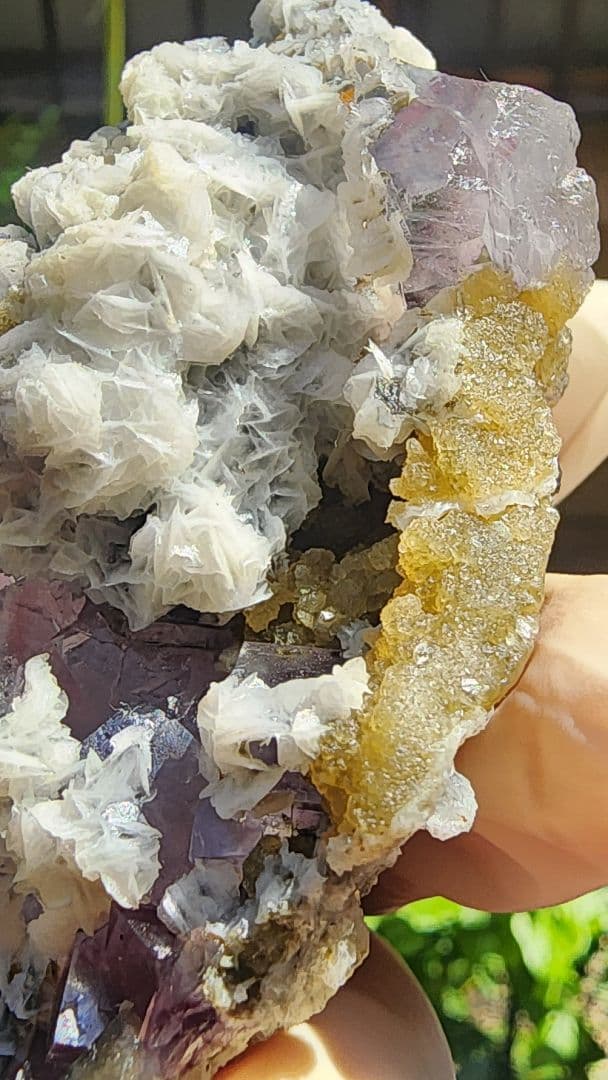 ヤオガンシンフローライト・デザートローズ・カルサイト