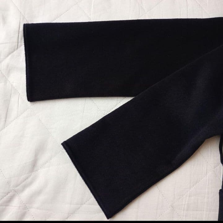 新品　PLST　プラステ　チェスターコート　ベルテッドコート　ウールテンセル　紺