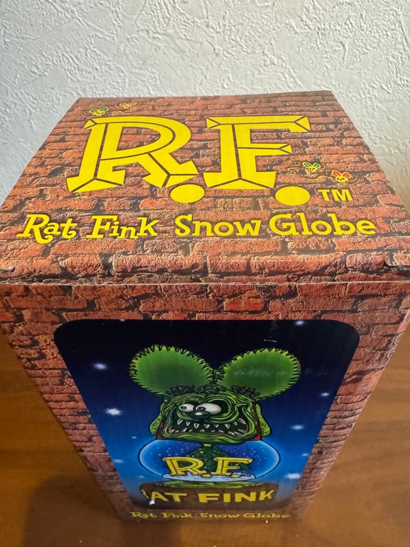 会場限定 ホッドロッドカスタムショー2025 ラットフィンク　スノーグローブ