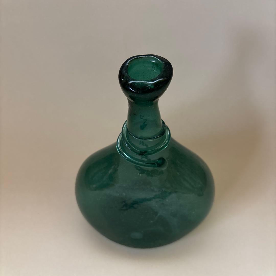 イラン　17世紀〜18世紀　酒瓶　ガラス　民藝　骨董　アンティーク