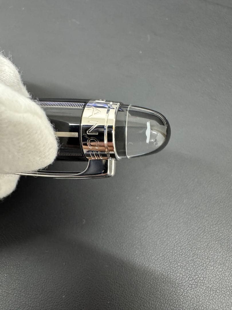 【美品】モンブラン ファインライナー ブラックミステリー　ネーム入り本体のみ