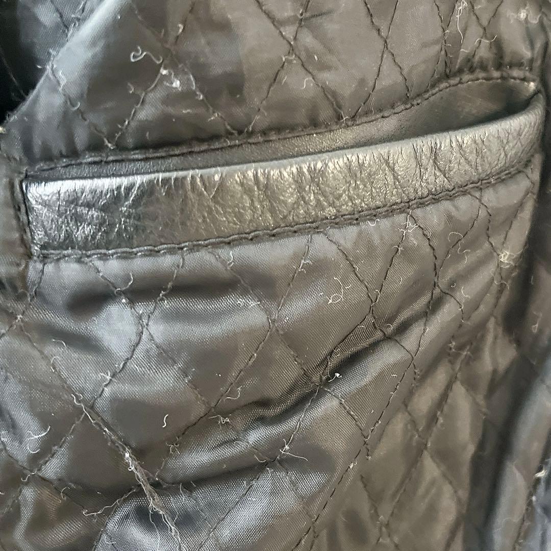 HORN WORKS シングルライダースジャケット レザー 本革 黒 サイズL