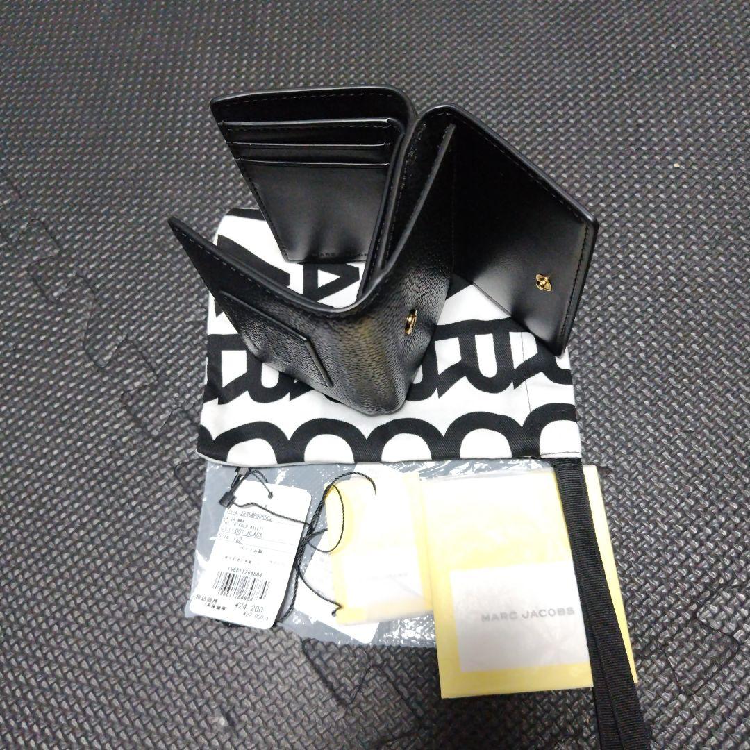 MARC JACOBS THE WALLET ブラック三つ折り財布