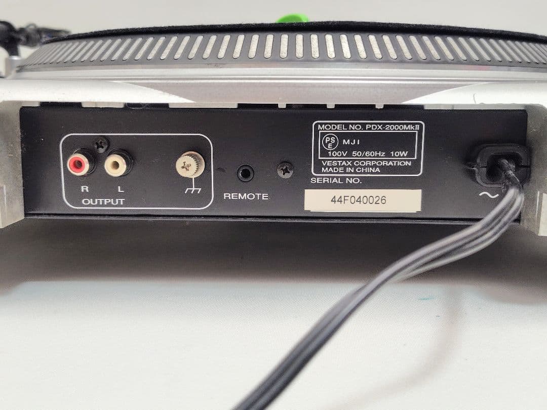 C047 ​【ジャンク】ターンテーブル Vestax PDX-2000MKII