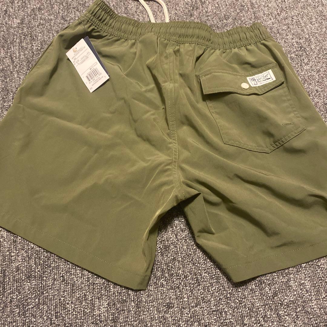 poloralphlaurenオリーブグリーン水着　US S