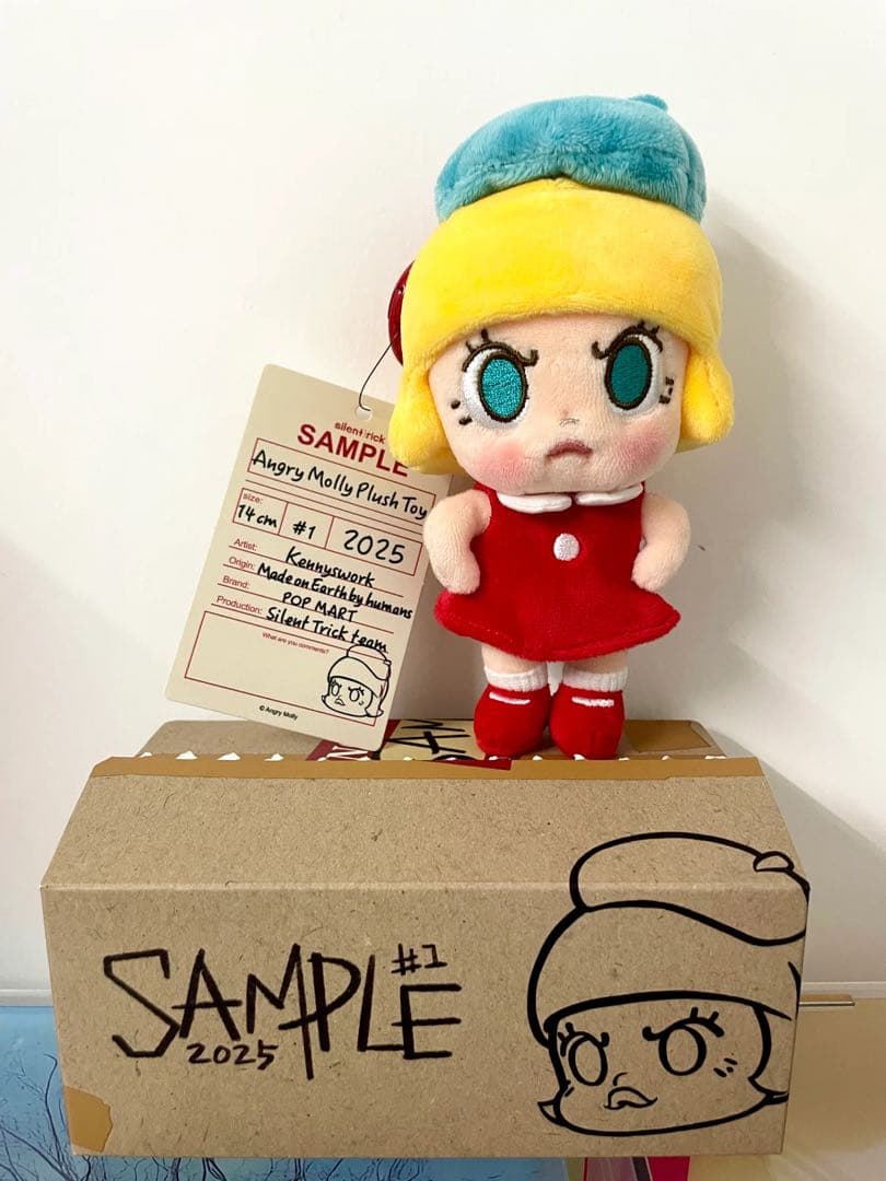 も*だ様 POPMART Angry Molly Sample #1ぬいぐるみペ