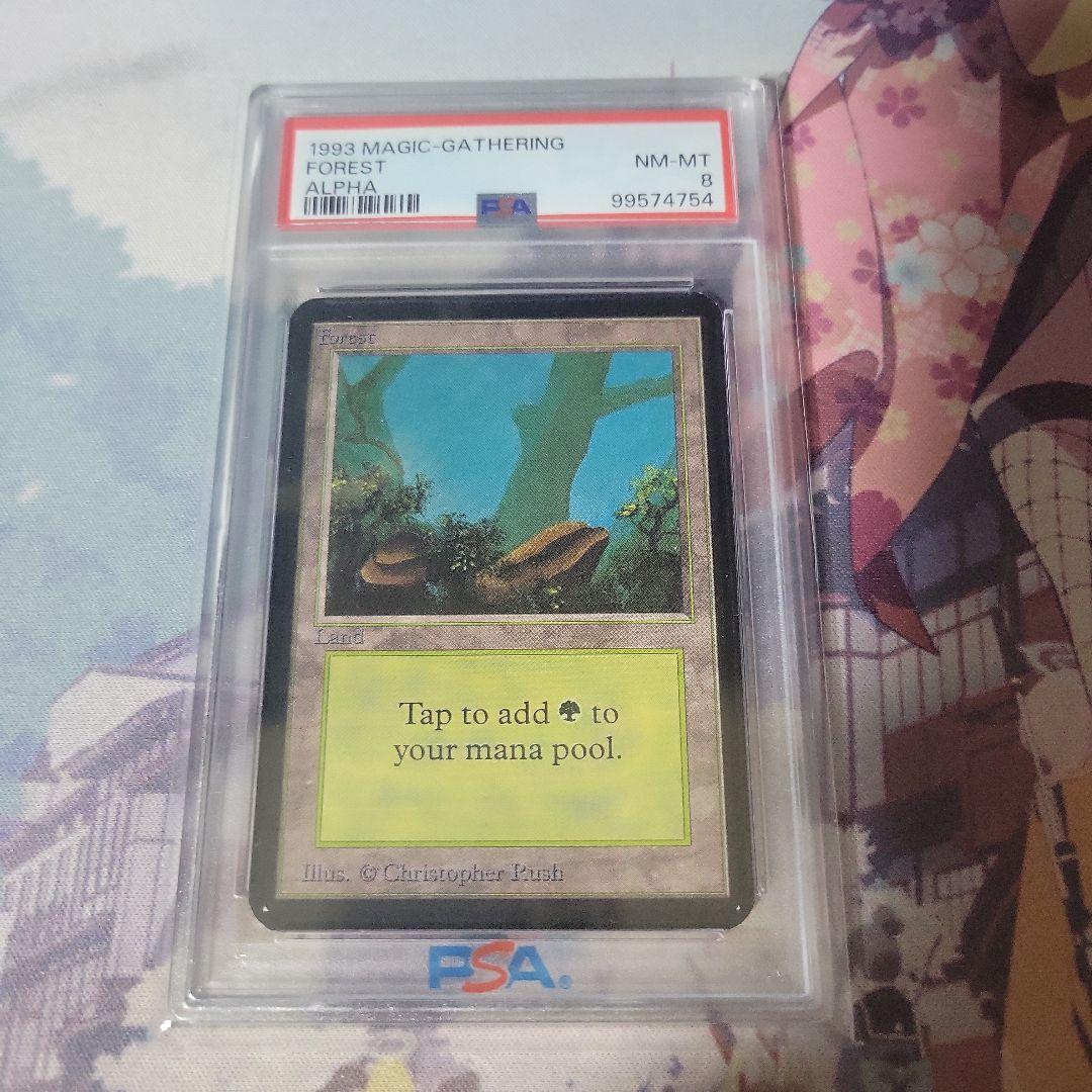 MTG 森 α PSA8