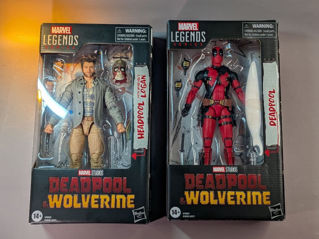 MarvelLegendsデッドプール & ウルヴァリン 2体セット未使用の新品
