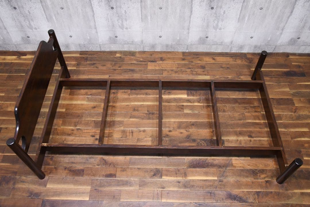 EFK68 松本民芸家具 希少 637型 S/シングルベッドフレーム 約50万