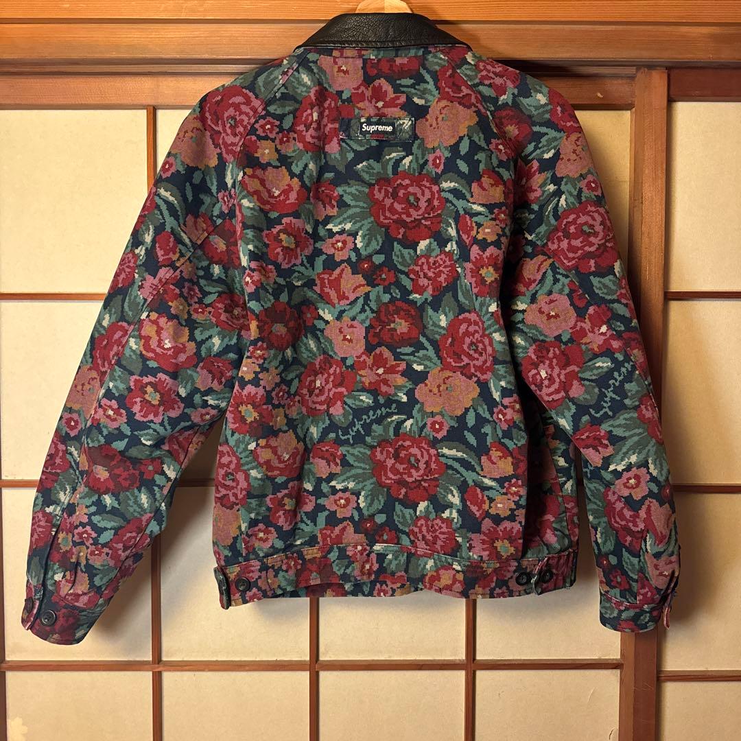 supreme Leather Collar Work Jacket Sサイズ