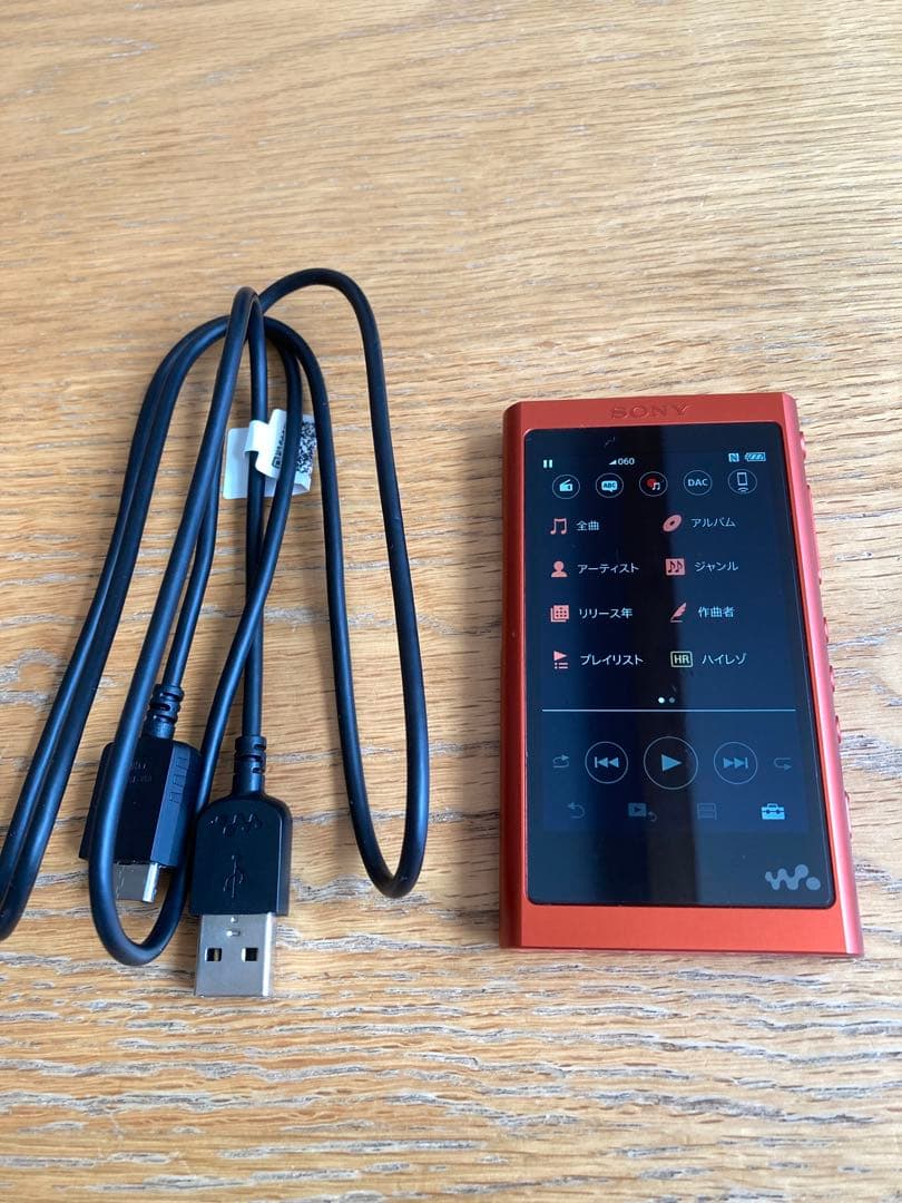 Sony NW-A50 ウォークマン　SDカードとケーブル付き