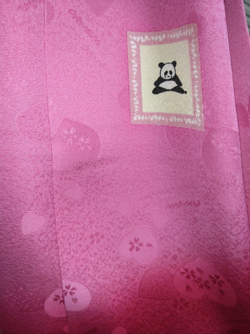 赤い花柄振袖正絹