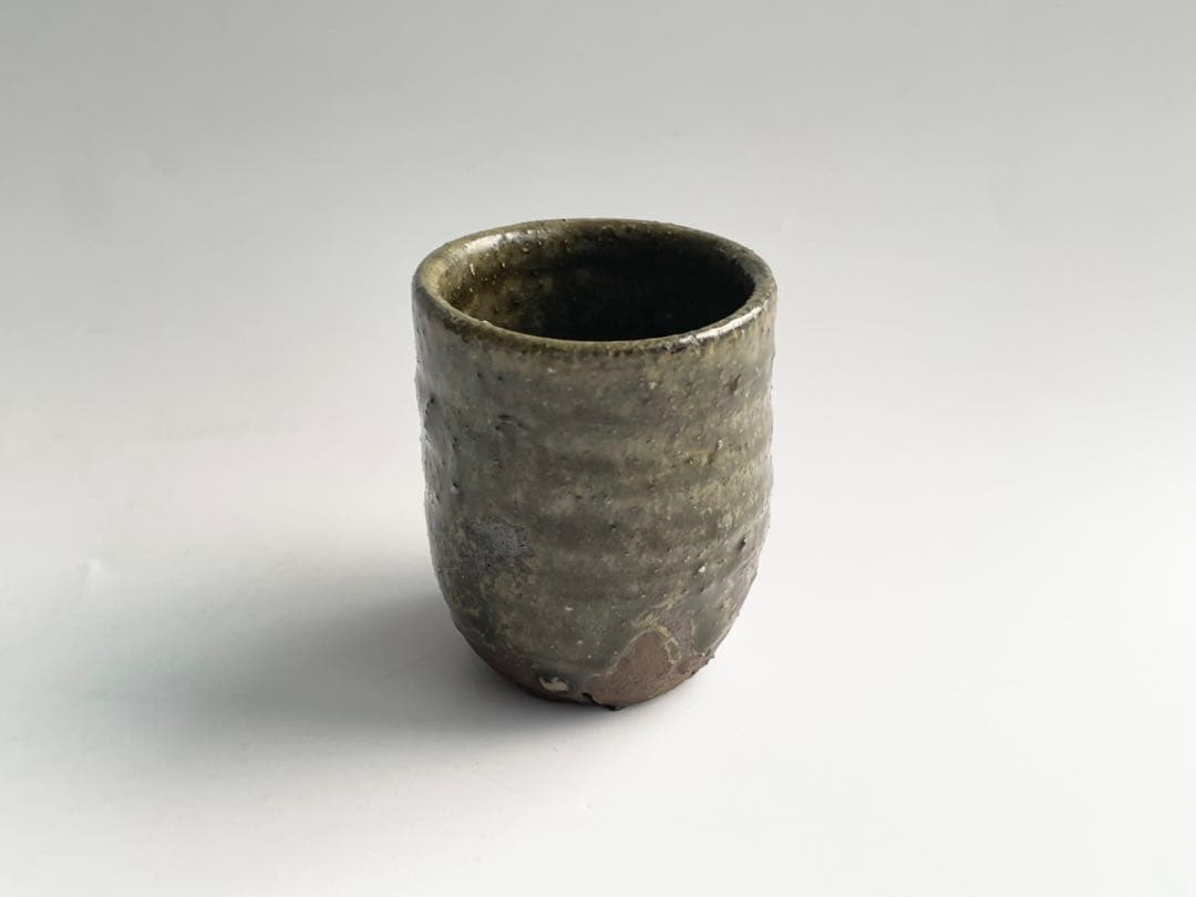 陶芸家　國吉清尚　ぐい呑　酒器　酒杯　筒杯　湯呑　識箱　沖縄　琉球