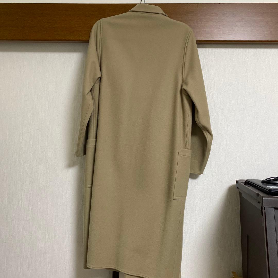 HYKE ショールウールコート ベージュ サイズ2