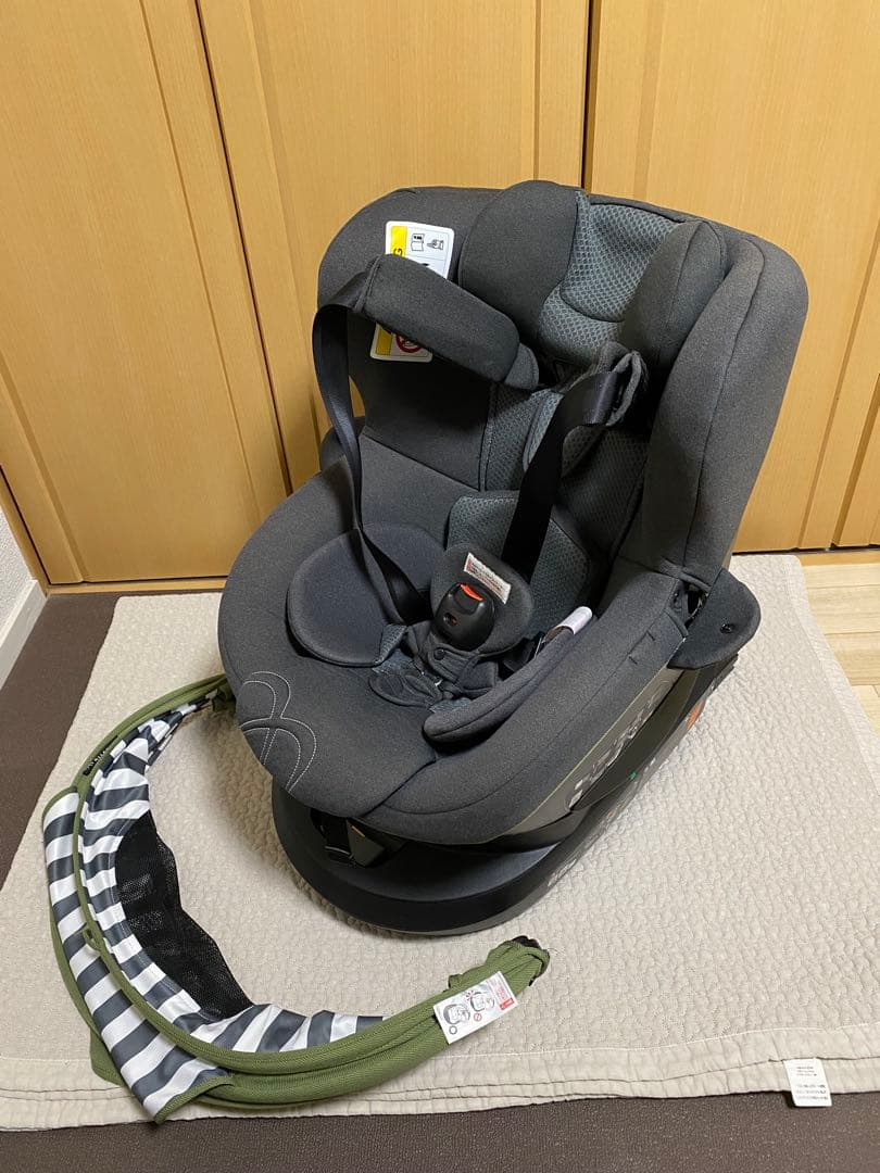 美品　エールべべ クルット5 qui チャイルドシート isofix対応