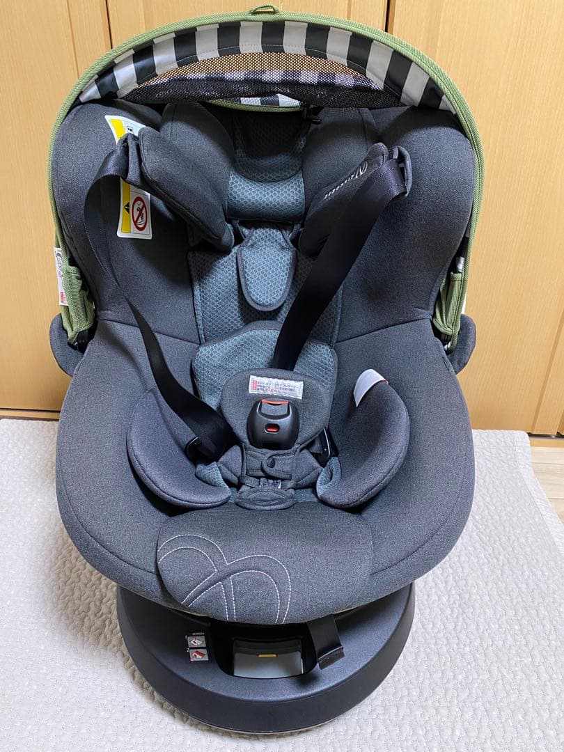 美品　エールべべ クルット5 qui チャイルドシート isofix対応