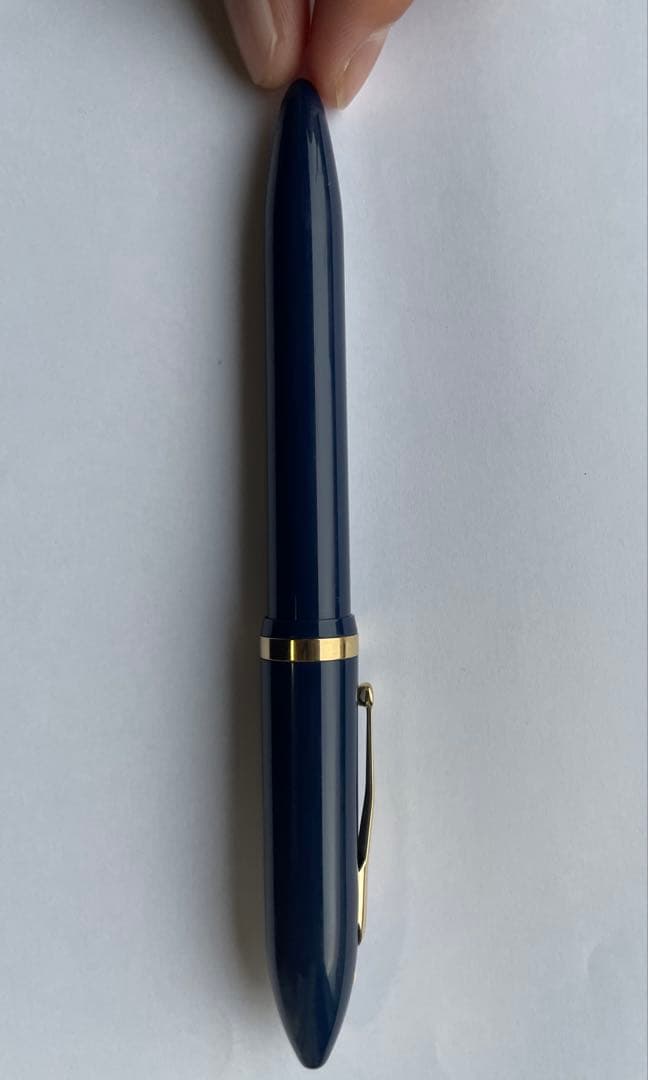 【希少】 シェーファー 万年筆 バランスII 14K M字 ネイビー