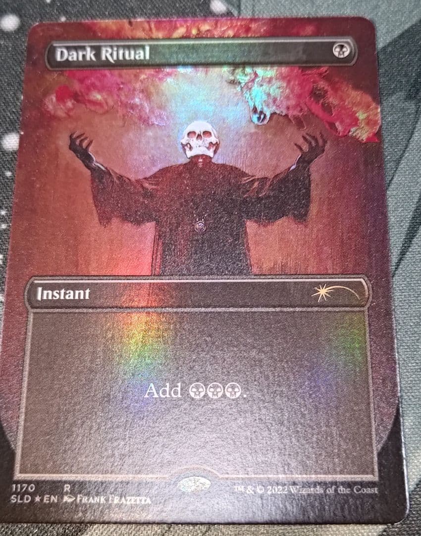 暗黒の儀式/Dark Ritual×4枚セット Foil ボーダーレス版