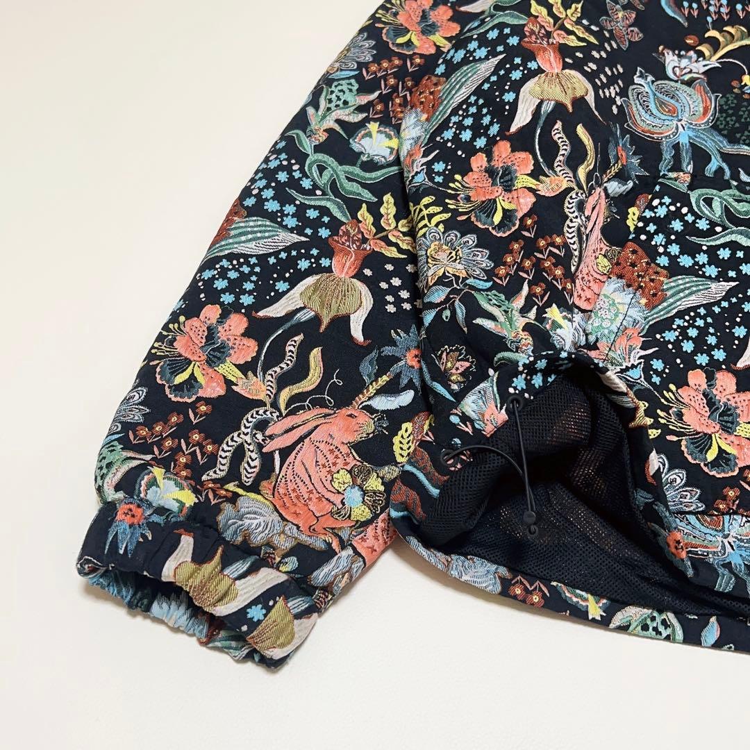 廃盤品 ZARA ジャガード パーカー 花柄 うさぎ