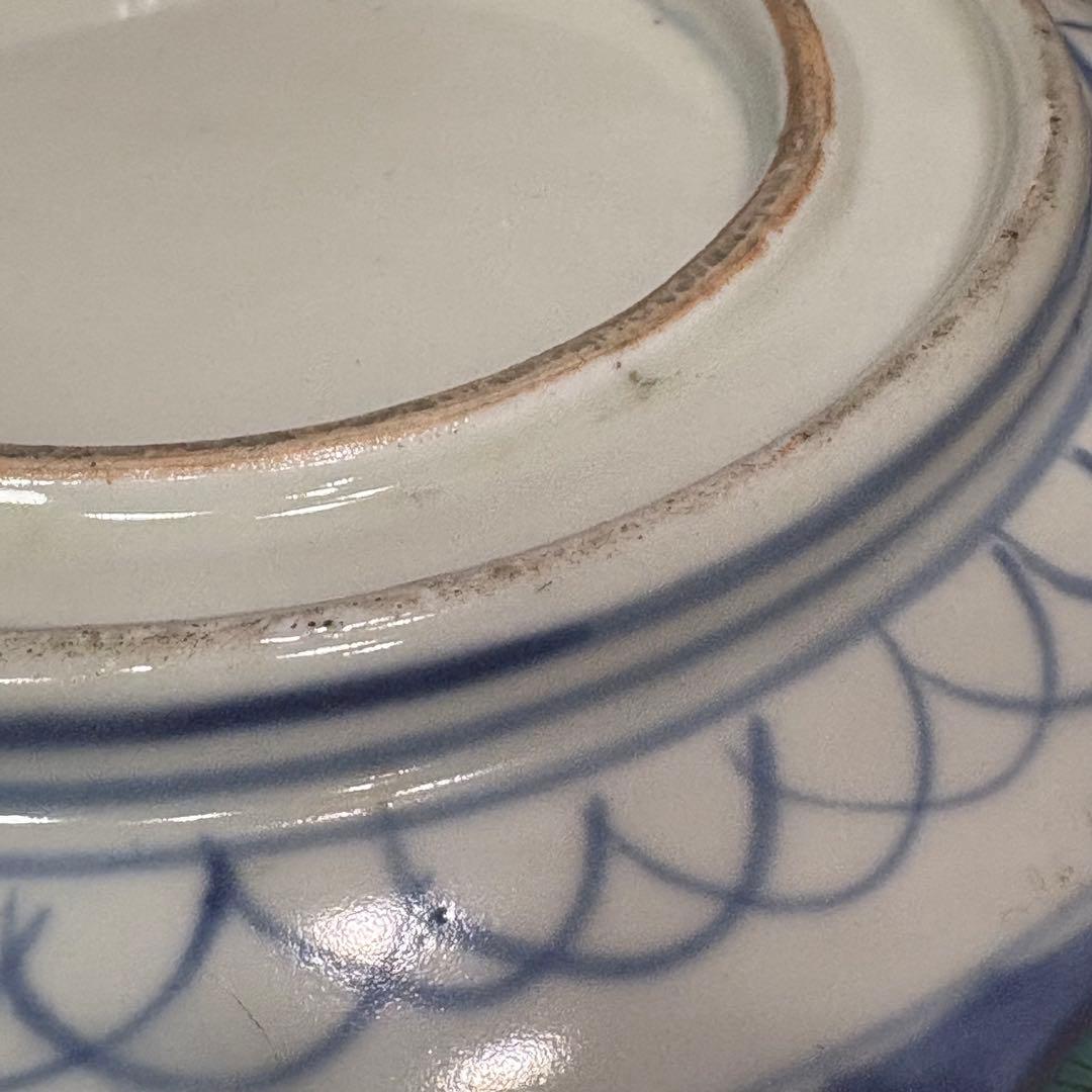 江戸時代　古伊万里　赤絵大鉢