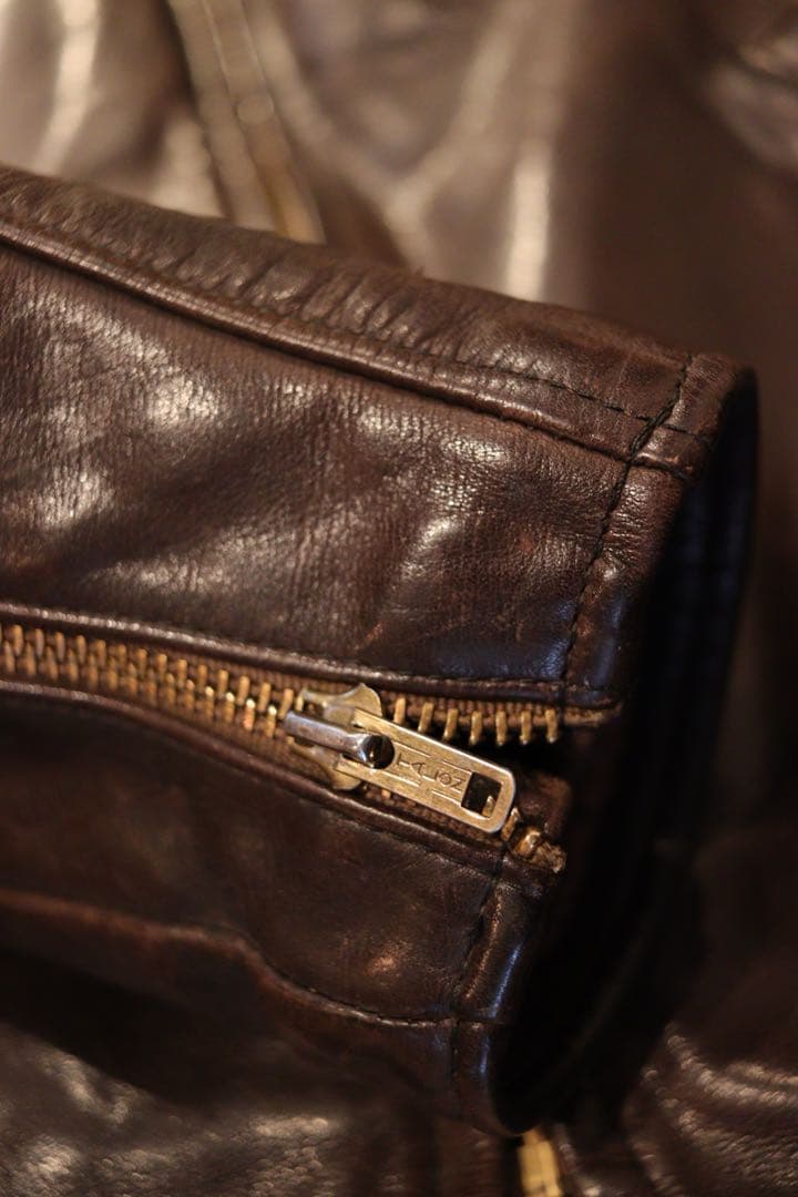 60s ホースハイド　ビンテージレザージャケット　rrl 山田蓮
