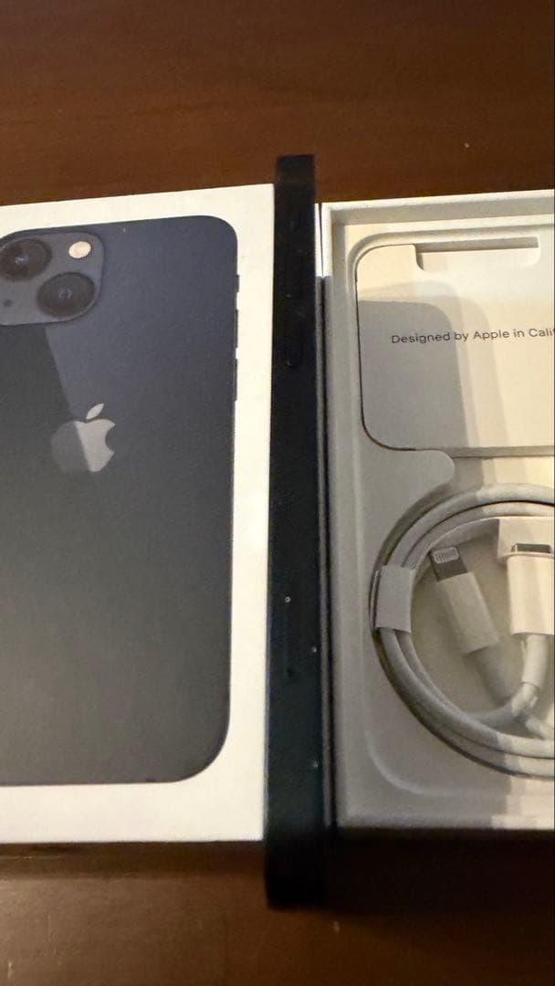 Apple iPhone 13 mini ミッドナイト 本体 充電ケーブル付