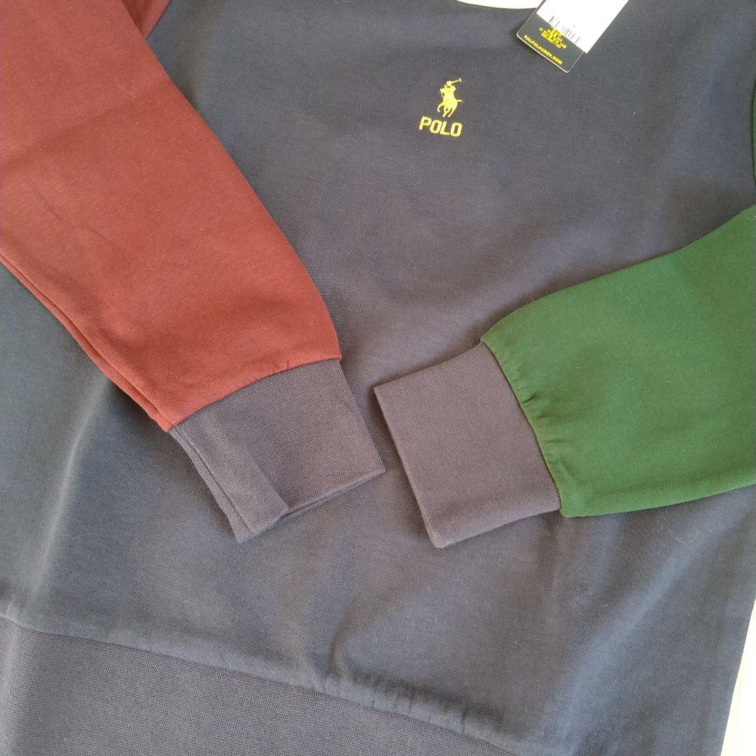 新品　ポロラルフローレン　スウェット　トレーナー　マルチ　刺繍　150